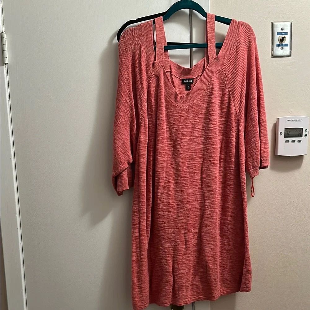 Torrid Pink Boxy Tunic Top